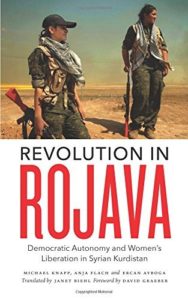 Book cover, Revolution in Rojava: Democratic Autonomy and Women's Liberation in Syrian Kurdistan by Micheal Knapp et al